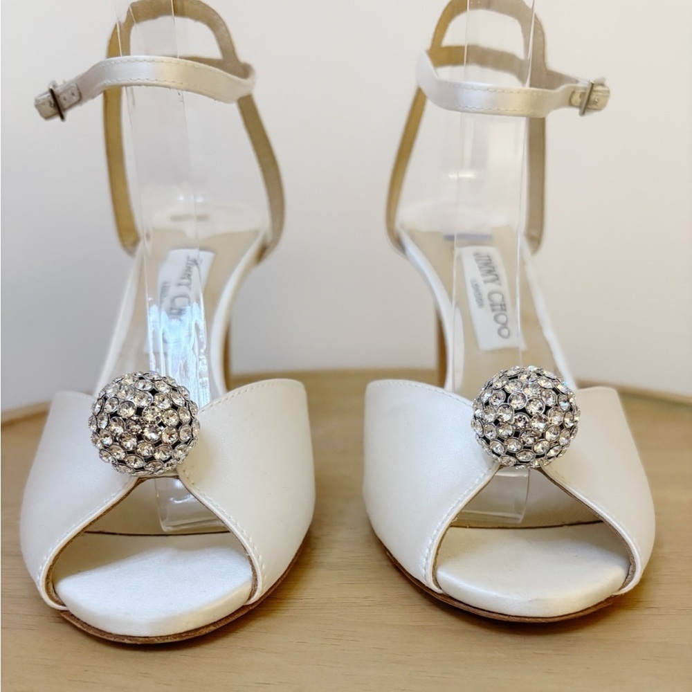 Jimmy Choo Sacora Crystal Embellished Heel - Picture 8 of 13